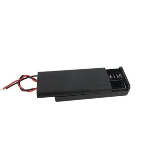 2*AAA Battery Box Case Holder With Wire Leads 3V 2 Slot Standard Battery Container - View #6