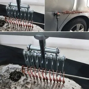 50x Copper Coated Steel Dent Puller Rings For Spot Welding Body Repair – 55.5mm X 1.5mm