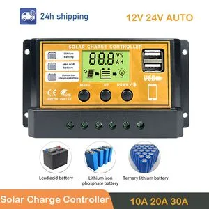 PWM Solar Laderegler 12V/24V – 10A/20A/30A Mit LCD & Dual USB – Für Blei-Säure-Batterien (AGM, GEL, OPEN) – YJSS-Serie