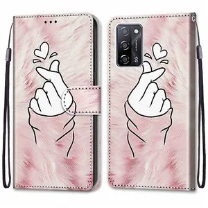 Compatible with OPPO A54s 4G / A56 5G / A16 4G Premium PU Leather