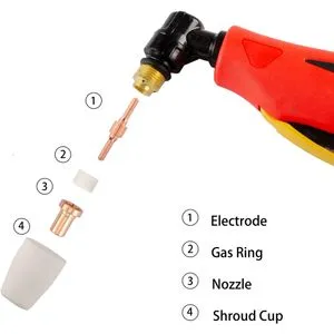 LG Plasma 40-49 In Screen TVs PT-31 LG-40 Plasma Cutter Consumables Kit – 210pcs Electrodes & Nozzles (CT-312) Plasma Cutter Nozzle Tips Industrial Plasma Cutters - Foto 6
