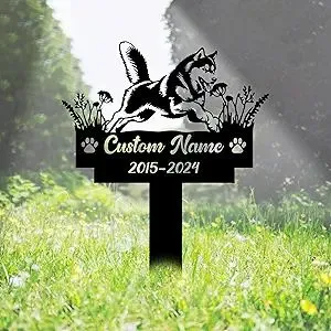 Custom Photo Dog Their Presences Change Our Hearts Photo Gift Pet Memorial Gift Custom Classic Metal Signs, Yard Sign, Pet Loss Gifts, Pet Sympathy, Dog Loss