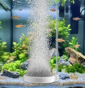 6 Stück 4 Zoll Luftstein-Scheiben Für Aquarium & Hydroponik – Sauerstoff-Diffusoren Mit Saugnäpfen