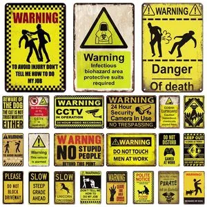 Metall-Warnschild "Put Things Back" - Sicherheitsschild Für Büro & Zuhause (30,5 X 20,3 Cm) - Robuster Wanddekor Mit Vorbohrungen