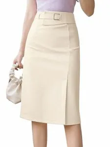Vintage Pencil Skirt for Women: Elegant Zippered Midi Skirt for