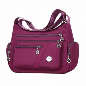 DHgate.com:Waterproof Nylon Crossbody Bag with RFID Blocking