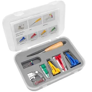60Pcs Fabric Bias Binding Tape Maker Kit Binder Tool For Sewing...