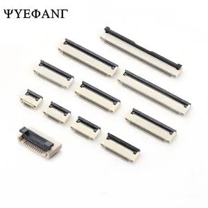 thumbnail image 2 of 10-Pack FPC/FFC 1.0mm Pitch 8-Pin Flat Cable Connectors - Bottom Contact For Electronics Projects 2 of 9