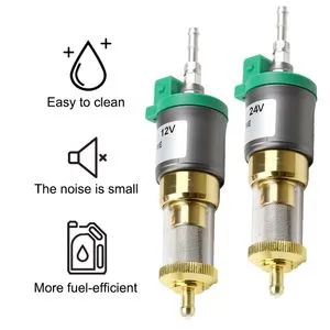 12V 5KW Chinese Diesel Heater Fuel Pump – 126 X 34.5mm – Replacement Delivery Pump (USA Shipping)