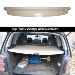 For Volkswagen VW TOURAN 2016-2021 Rear Trunk Cargo Cover Security - View #3