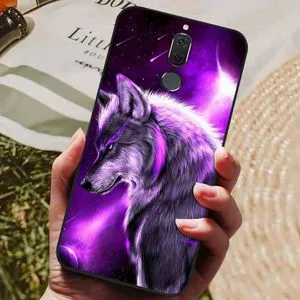 CASEONJAN Cover per Huawei Mate 10 Lite, Pelle PU Custodia a