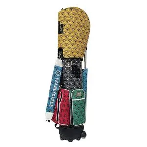 PEARLY GATES - 0716Amy 2024 PEARLY GATES Golf Rod Bag: Personalized Premium Leather