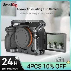 thumbnail image 2 of SmallRig 2999 Camera Cage For Sony A7S III / A7S3 – Aluminum Alloy, Protective & Expandable 2 of 5