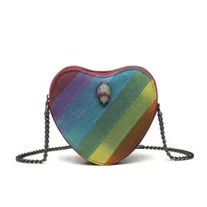 2024Canvas Heart Bag for Women, Luxury Designer Crossbody