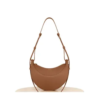 DHgate.com:Half Moon Hobo Bag: Premium Leather Crossbody