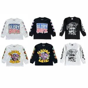 Glo Gang Boyz Worldwide Alphabet Cartoon Print Long Sleeve