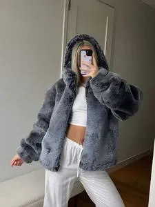 【ORDES】 FAUX FUR JACKET - ASH GREY 300x300-f3-albu-jc-z-30-