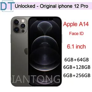 Apple IPhone 12 Pro Unlocked 5G Smartphone, 128/256/512GB