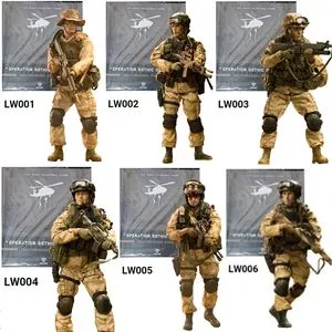 Sotck Crazy Figure 1:12 WWII U.S Army Task Force Ranger