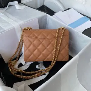 ★LOW CLASSIC★ NYLON CARAMEL BOX BAG_ LOW CLASSIC