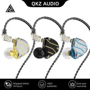 QKZ ZXN Pro X1 Earphones: HiFi Bass Metal Earbuds, In-Ear Monitors
