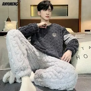 Amazon.com: XIXIDIAN Mens Pajamas Set,Men's Cotton PJs