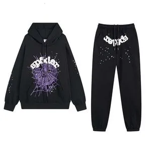 Sp5der Worldwide Jeffery Spider セット 男女M Tracksuit Men 555 Hoodie Spider Hoodies Sp5der hoodie Designer
