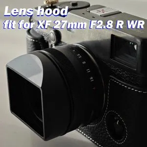XF 27mm F28 R WR Second Generation Lens Square Hood For XE4 XH2