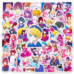 OSHI KO Autocollants Graffiti Hoshino Ai 50pcs - Décalques Pour Tablette, Skateboard, Vélo Et Casque
