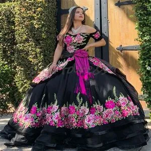 Red Quinceanera Dresses Charro Dress Vestido Charra Elegant Black Quinceanera Dress: Mexican Charro Style, Colorful Embroidery, Velvet Ball Gown, Sweet 16, Vestidos De 15 Anos From Dhgate Quinceanera ... Red Quinceanera Dresses Charro Dress Vestido Charra Elegant Black Quinceanera Dress: Mexican Charro Style, Colorful Embroidery, Velvet Ball Gown, Sweet 16, Vestidos De 15 Anos From Dhgate Quinceanera ...