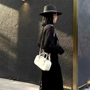 ハンドバッグ Arcadie Mini Leather Handbag Miu Miu Mini Arcadie Tote Bag | Black | FARFETCH