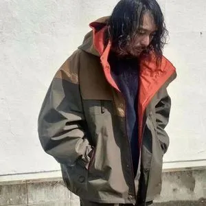【BAON】Ramoni Pocket Hood Over Jacket Harajuku Japan|men's Harajuku Rain Jacket - Waterproof