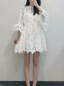 ワンピース elfelfelfarchives LACE LINED DRESS elfelfelfarchives LACE LINED DRESS Black