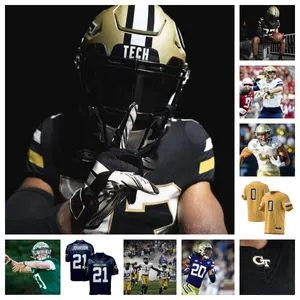 Georgia Tech Yellow Jackets Football jersey 60 Gabe Fortson