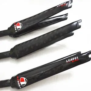 leader bikeフォーク Leader I805 TR 1.5 Tapered Carbon Fork Gloss Black - San