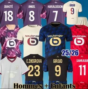 Lille Soccer Jersey 2025 2026 LOSC Fourth Football Shirt Unisex