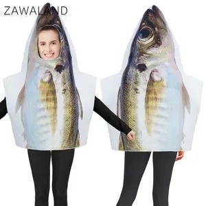 fish accessory small rappy suit Rasta Imposta Sailfish Costume Marlin Billfish Swordfish Ocean Animals Nautical Halloween Cosplay Party Costumes, Adult One Size : Clothing, Shoes & Jewelry This suit features a pair of pants with button closure Ride on Colorful tropical Fish