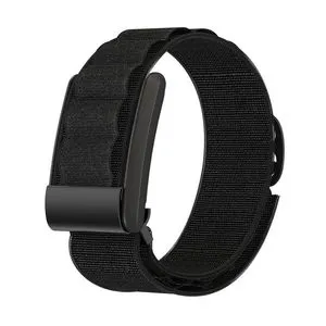Lunar Straps Bracelet Sport Nylon Respirant Pour Whoop 4.0 - Vert Armée, Léger Et Anti-irritation