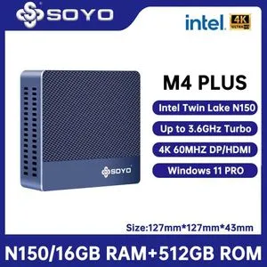 SOYO M4 PLUS Mini PC Intel Twin Lake N150 CPU Up To 3.6GHz Turbo