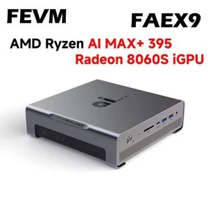 FEVM FAEX9 Mini PC AMD Ryzen AI MAX 395 CPU, Strix From