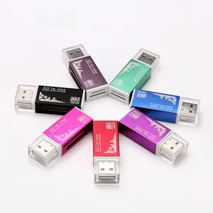 Multi Memory Card Reader USB 2.0 SD Adapter For Micro-SD TF M2 MMC MS PRO DUO