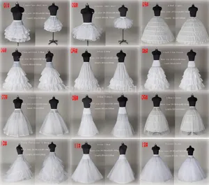 2020 New 10 Style White A Line Ball Gown Mermaid Wedding Prom Bridal Petticoats Underskirt Crinoline Wedding Accessories Bridal sl283k