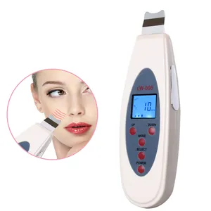 High Quality New Multifunctional Portable Ultrasonic Skin Scrubber Face Lifting Cleaner Massager Spa LCD Home Use Beauty
