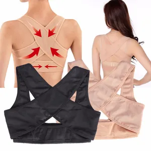 Adjustable Women Breast & Back Support Belt Chest Holder Support Posture Corrector Body Shaper Corset Upper Back Support Bandage