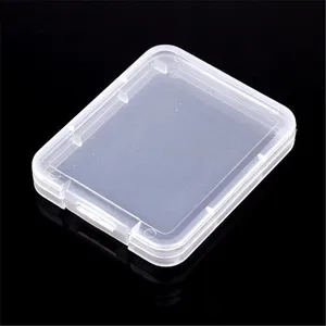 Plastic Cases boxes Transparent Standard Memory Cards Holder MS white box Storage Case for TF micro XD SD card case