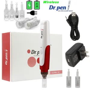 TM-DR007 MOQ 1PCS Rechargeable Micro Needle Derma Pens With Disposable Cartridges Electric Micro Dermapen With Batteries For Scar Removal