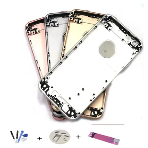 For iPhone 6S Back Housing Metal Frame Replacement For iPhone 6S Plus Battery Door Cover Rear Cover Chassis Frame + Repair TOOL
