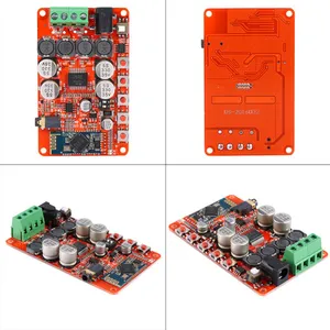 Freeshipping TDA7492 CSR8635 V4.0 Bluetooth Receiver Digital Amplifier Audio Board 2X50W Amplifiers with Earphones Interface