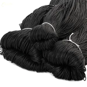 New 1.5mm 2.0mm high quality Waxed Cotton Cords For Wax Jewelry Making DIY Sewing Leather Necklace Bead String Bracelet Stock