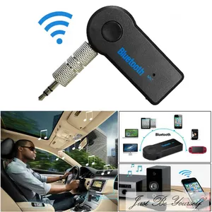 Audio Stereo Music Home Car Receiver Adapter FM Transmitter Modulator Handsfree Car Kit 3.5mm MP3 Audio Player Bluetooth